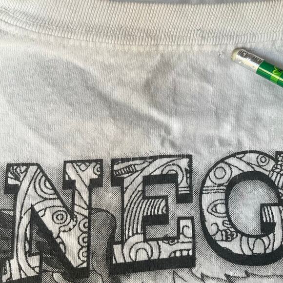 Hanes Men’s Short Sleeve T-shirt size L, White, Renegade Classics - Picture 10 of 10